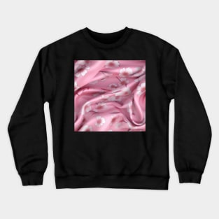 Cherry Blossom Silk: A Soft and Elegant Fabric Pattern for Fashion and Home Decor #4 Crewneck Sweatshirt